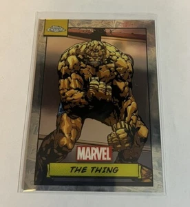 The Thing - 2024 Topps Chrome Marvel #10 Base Card - MINT - Picture 1 of 2