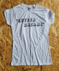 Ladies GUTTER DREAMS Medium Fitted T-Shirt vintage/retro/haunted girlfriend - Picture 1 of 4