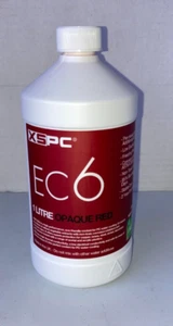 XSPC EC6 High Performance Premix PC Coolant 1 Liter Opaque Red Water Cooling - Afbeelding 1 van 2