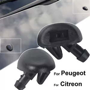 2x For Peugeot 407 206 all model Front Windscreen Wiper Washer Jet Nozzle Spray - Picture 1 of 6
