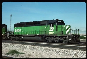 Original Rail Slide - BN Burlington Northern 8086 Denver CO 6-4-1992 - Picture 1 of 1