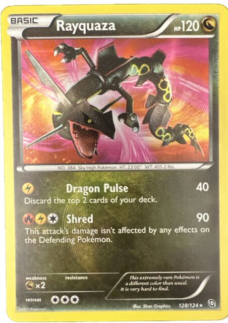 128-124 Rayquaza Shiny Rara Segreta (IT) - MINT