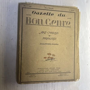 Gazette Du Bon Genre. 1922. RARE American Edition of Gazette Du Bon Ton Magazine - Foto 1 di 24