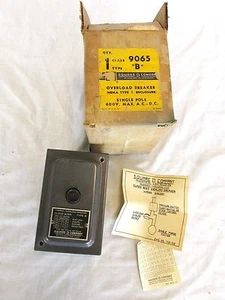 Square D Overload Breaker 9065 Single Pole - Picture 1 of 9