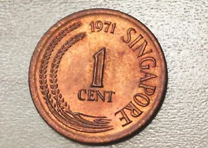 1971 Singapore 1 Cent - Picture 1 of 6