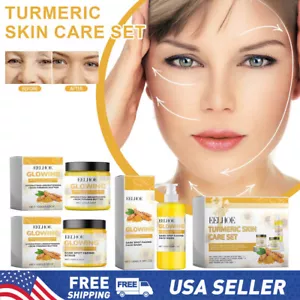 3 In 1 Turmeric Glow Combo Skincare Set,Turmeric Glow Combo Improve Skin Tone US - Picture 1 of 18