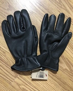 Red Wing schwarze Hirschleder Buckskin Lederhandschuhe Herren Größe XL Thinsulate Neu mit Etikett - Bild 1 von 8
