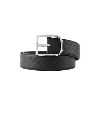 GUCCI Ledergürtel guccissima schwarz Size 90 NP 392€ - Bild 1 von 4