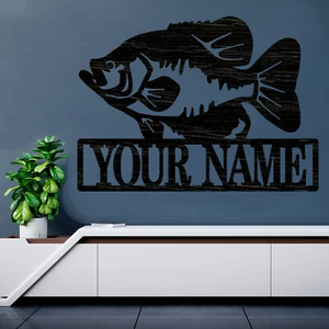 Personalized Fish Family or child name sign, Wood plaque sign,wood Crafts - Picture 1 of 6