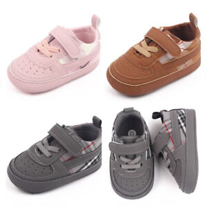 Newborn Baby Boy Girl Pram Shoes Toddler First Step Shoes Sneakers 3 6 9 12 18 M