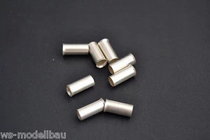 8 Ansaugtrichter oder Auspuffrohre 4 x 12 mm für Slotcars  1:24  NEU - Bild 1 von 2