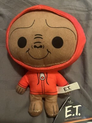 Muñeco de peluche Universal Studio ET Extra Terrestrial 7’ con capucha roja (nuevo con etiqueta) Foto 1 de 4