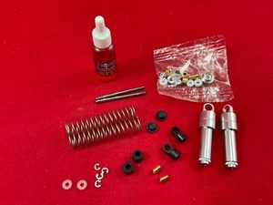 TAMIYA WILD ONE BLOCKHEAD MOTORS FRONT SHOCKS DAMPENER SHOCK set SPRINGS - Picture 1 of 2