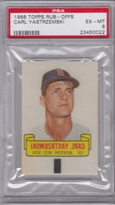 Carl Yastrzemski 1966 Topps Rub-Offs PSA 6 HOF - Bild 1 von 2