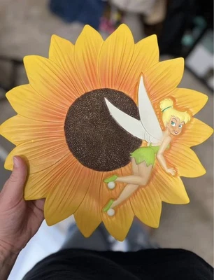 Винтажный настенный декор Tinkerbell с подсолнухом - Изображение 1 из 2