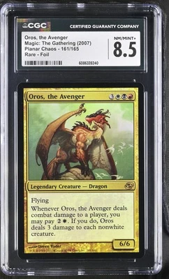 OROS, THE AVENGER Planar Chaos Foil Rare CGC 8.5 MTG [Nostalgium] - Image 1 of 2