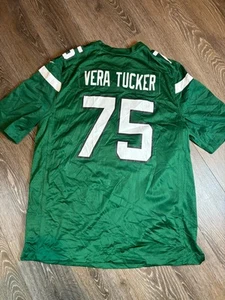 NEW YORK JETS #75 ALIJAH VERA-TUCKER NIKE ENGINEERED XL FUSSBALLTRIKOT GRÜN - Bild 1 von 7
