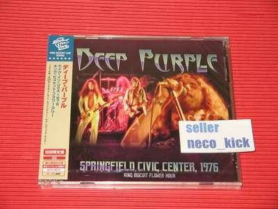 11B DEEP PURPLE SPRINGFIELD CIVIC CENTER 1976 KING BISCUIT FLOWER HOUR JAPAN CD - Image 1 of 2