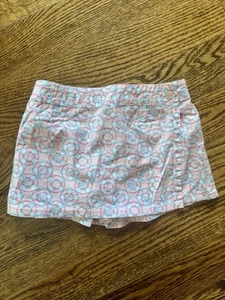 Vineyard Vines Girls Pink Nautical Skort life raft buoy sz 5 elastic waist - Picture 1 of 6