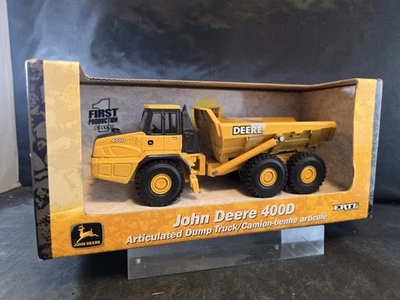 Camión de volteo John Deere 400D Ertl 2002 1:50 #15386 nuevo en stock Foto 1 de 4