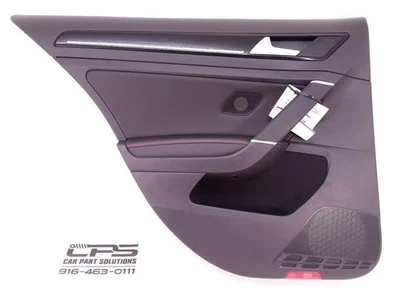 15–17 VW Golf GTI LH Rear Door Panel Driver Side Black OEM Mk7 5GM868073 Shell - Image 1 of 4
