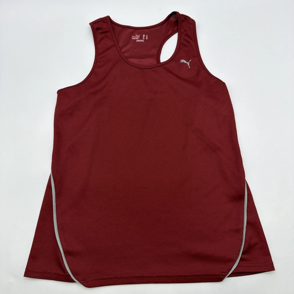 Puma Майка женщин L коричневый логотип серый. # 38312 - Изображение 1 из 4