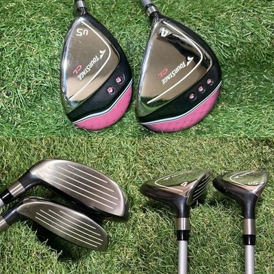 Ladies TOURSTAGE Club Set 1W 4W 5H 7i 9i Pw Sw PT 8pc RH Graphite Women Golf - Image 1 of 4