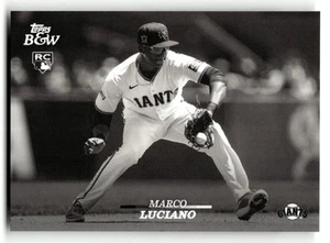 2024 Topps Black & White Marco Luciano #47 San Francisco Giants - Picture 1 of 2