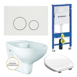 Geberit Vorwandelement Grohe WC spülrandlos Drückerplatte Komplettset - Bild 1 von 11
