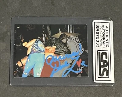 DUDE LOVE MICK FOLEY 2000 COMIC IMAGES WWF NO MERCY SIGNED AUTOGRAPHED CARD CAS - Image 1 of 2