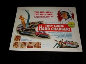  Original TINY LUND HARD CHARGER 22" X 28" 1/2 Sheet NASCAR CLASSIC Hurst Tran - Picture 1 of 1