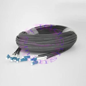 Butterfly 4 Cores Outdoor FTTH 100M Fiber Optic Drop Cable SM LC UPC Patch Cord - Afbeelding 1 van 1