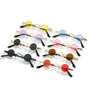 Small Frame Round Sunglasses Travel Driving Sun Glasses Shades UV400 Goggles - Picture 1 of 20