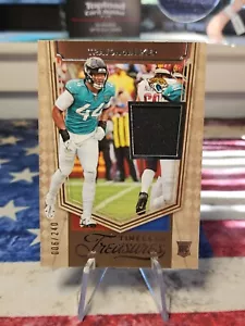 2022 Panini Chronicles Timeless Treasures Football Trayvon Walker Rookie Patch - Picture 1 of 2