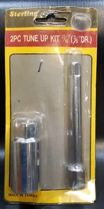 De Colección Sterling 13/16" 3/8" Drive 2 Piezas Kit de Afinación Nuevo de Lote Antiguo - Imagen 1 de 3