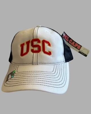Imperial ML CAPS Gorros, Oficial “USC” Gorra de Béisbol Gorra, Negro/Blanco, NUEVO Foto 1 de 4