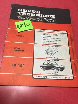 Revisione Tecnica Automobile DAF 55 Edizione 1972 RTA - Immagine 1 di 4
