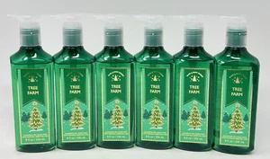 6 NEW BATH & BODY WORKS TREE FARM CLEANSING GEL HAND SOAP WASH PUMP 8 OZ PINE - Picture 1 of 6