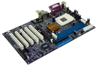 Mainboard ECS L7S7A2 Socket 462 3x DDR AGP 5x PCI ATX - Image 1 of 2