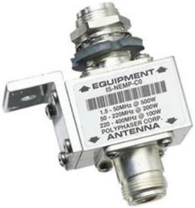 Polyphaser IS-NEMP-C2 EMP Protezione Coassiale 125MHz-1000MHz Tipo N F/F Blocco DC - Foto 1 di 1