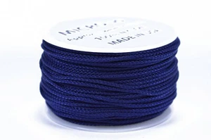 Acid Midnight Blue - Micro Cord 1.18mm 125ft Nylon Rope Spool - Made in the USA - Picture 1 of 2