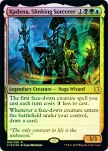 Kadena, Slinking Sorcerer (045/302) - Commander 2019 - Mythic (Oversized Foil)