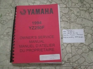 1994  YZ250 ( F ) LC Owner's service manual , 4JX-28199-80-00 - Foto 1 di 12