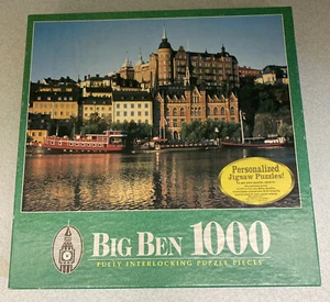 MB Big Ben Puzzle Stockholm Sweden 1000 Piece Factory Sealed Puzzle - Picture 1 of 5