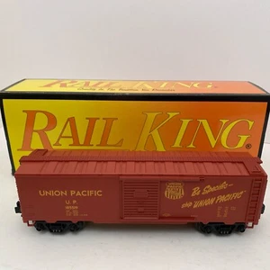 MTH RailKing Union Pacific Single Door Box Car O Gauge #185519 EX-LN WRONG BOX - Picture 1 of 15