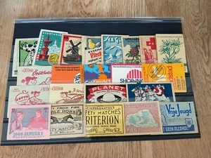 Collectable mixed Match Box Labels B252 - Picture 1 of 2