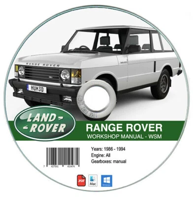 Range Rover (1986-1994)  manuale officina  repair manual - Immagine 1 di 4
