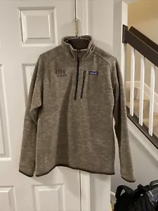 Patagonia Better Sweater 1/4 Zip Pullover Classic brown/tan Men's Large L - Picture 1 of 3