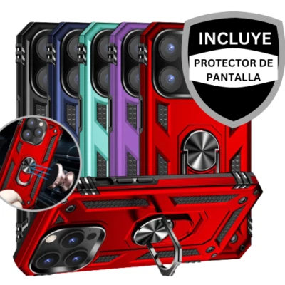 Funda Y Protector De Pantalla De Vidrio Templado para iPhone 13 12 11 Pro Max Foto 1 de 4