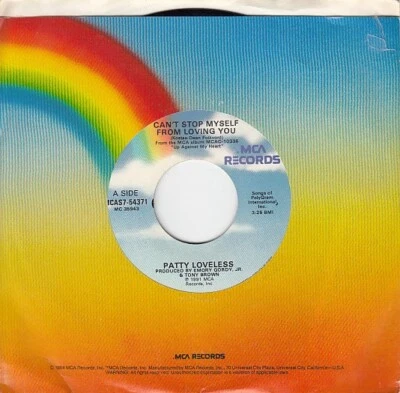 Patty Loveless – Can't Stop Myself From Loving You / If You Don't Want Me 7" 45 Foto 1 de 4